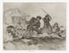 FRANCISCO JOSÉ DE GOYA Group of 8 etchings with aquatint from Los Desastres de la Guerra.